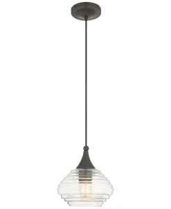 Livex Signature 1-Light 8 Mini Pendant