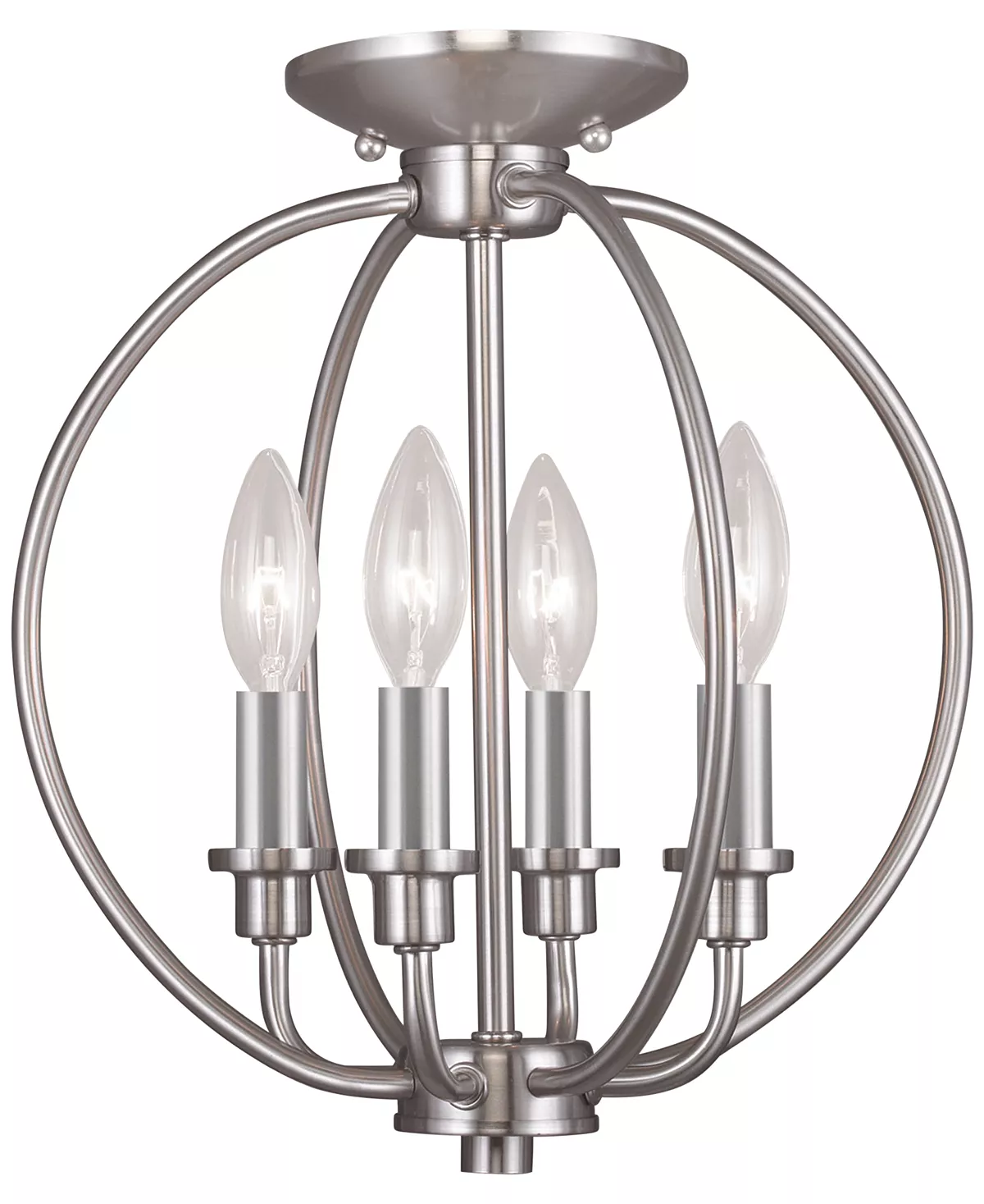 Livex Milania 4-Light Flushmount 4 Livex Milania 4-Light Flushmount - Image 2