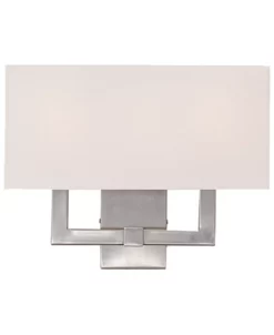 Livex Hollborn 3-Light Brushed Nickel Sconce