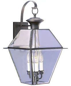 Livex Westover 3- Light Glass Sconce