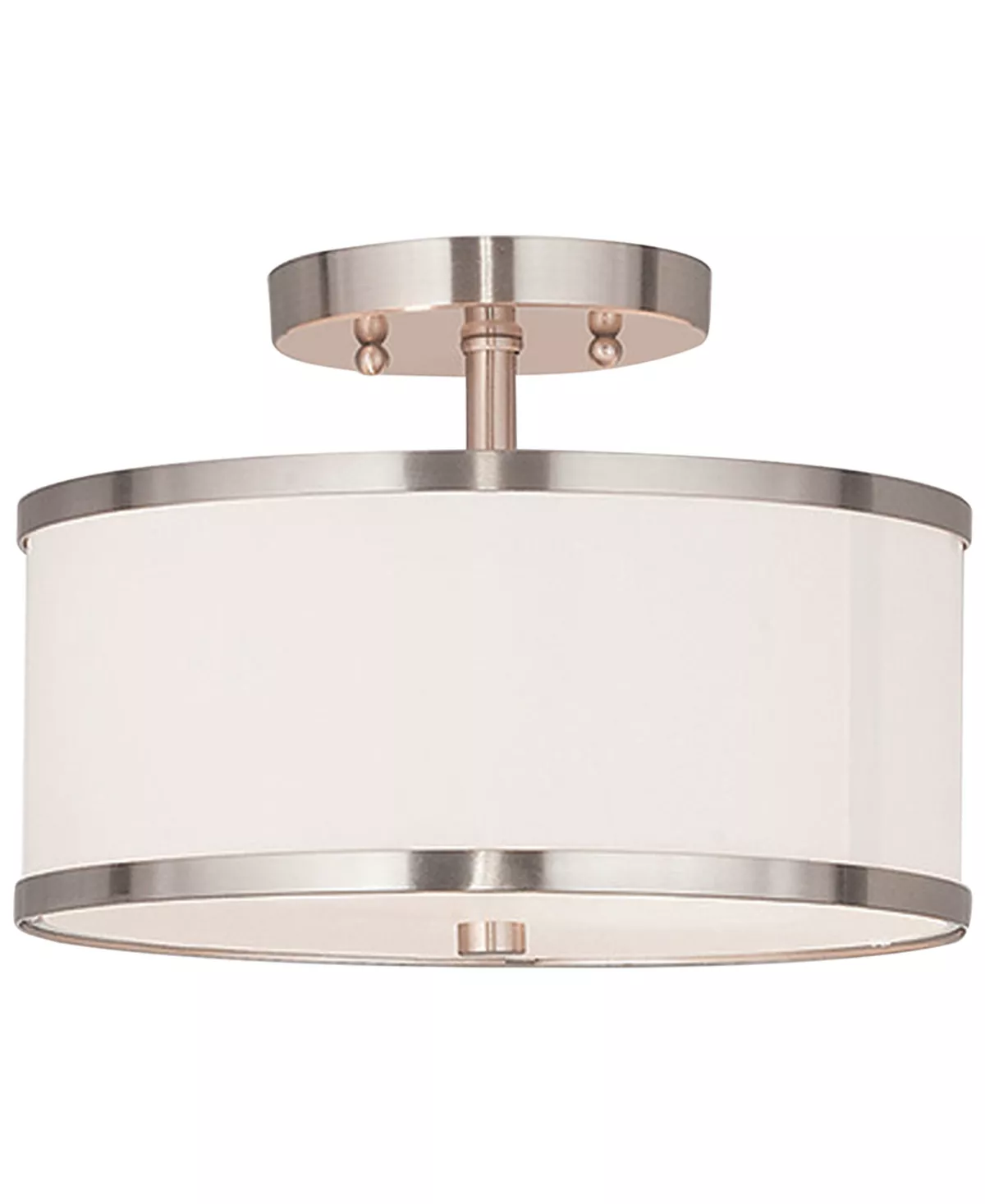 Livex Park Ridge Metal 11'' Semi Flush Mount 5 Livex Park Ridge Metal 11'' Semi Flush Mount - Image 3