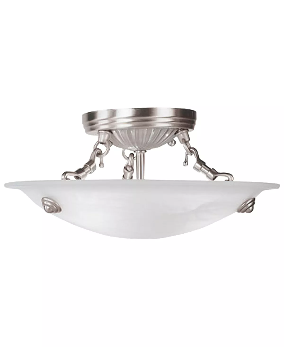 Livex Oasis Semi Flush 3 Livex Oasis Semi Flush