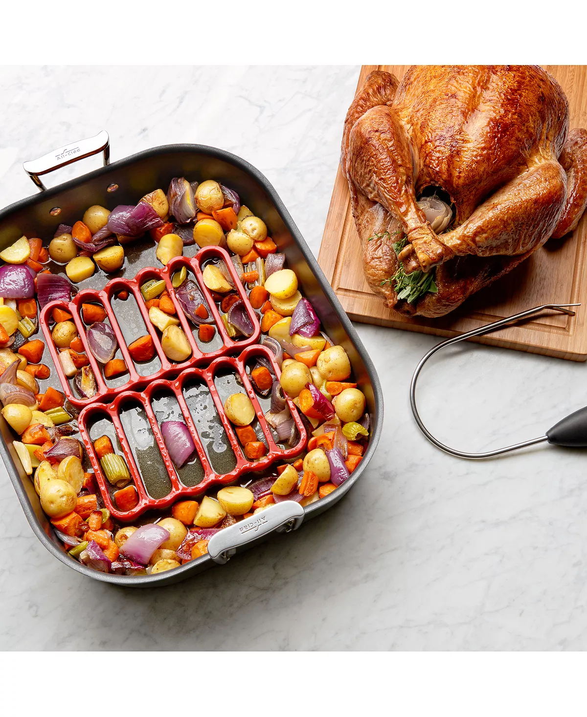 OXO Good Grips 2-Pk. Silicone Roasting Racks 5 OXO Good Grips 2-Pk. Silicone Roasting Racks - Image 3