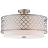 Livex Arabesque 3-Light Semi Flush