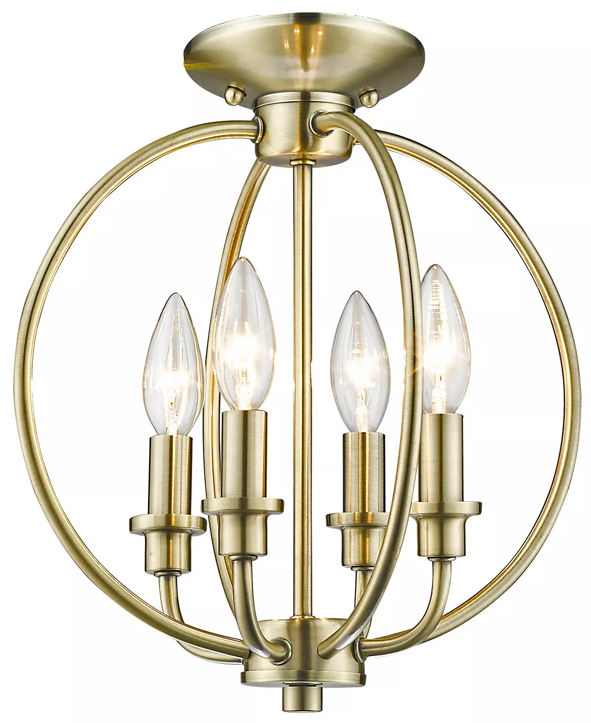 Livex Milania 4- Light Metal Pendant 10 Livex Milania 4- Light Metal Pendant - Image 8