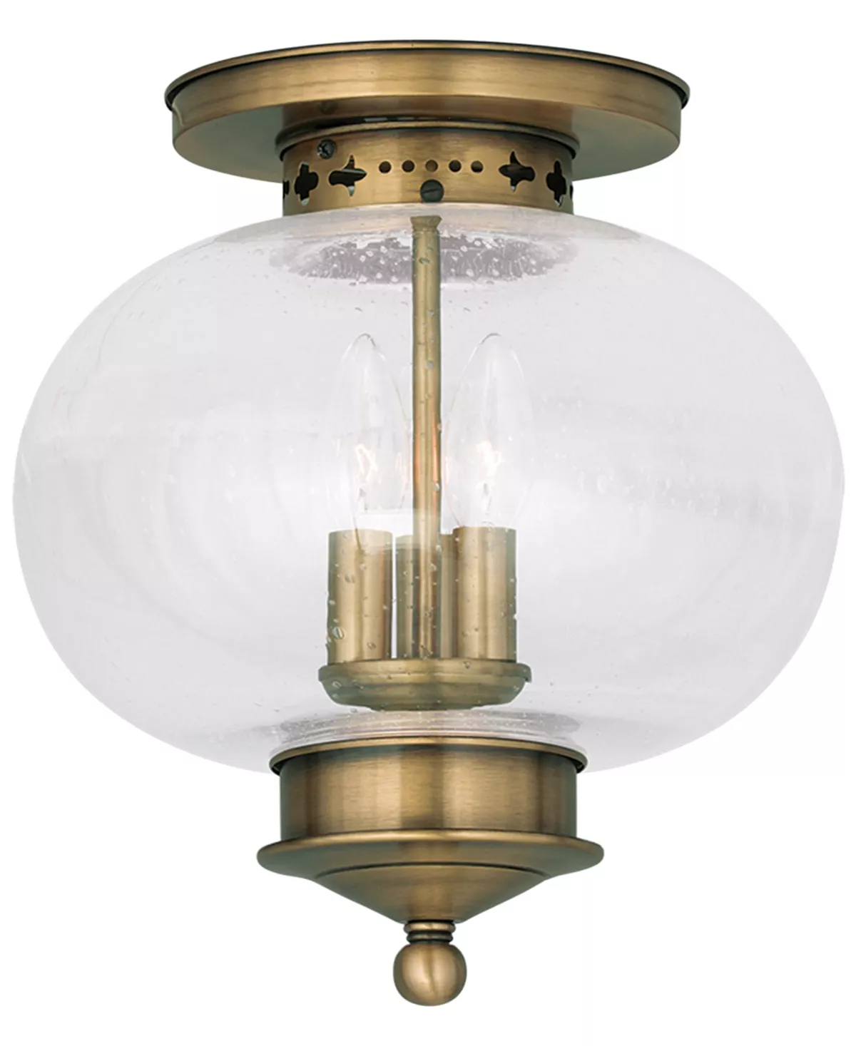 Livex Harbor 3-Light Flush Mount 3 Livex Harbor 3-Light Flush Mount