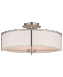 Livex Wesley 4-Light Flush Mount