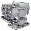 Farberware Nonstick Bakeware Set With Cooling Rack, 10-Piece